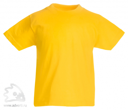 Футболка Kids Original T, детская, желтая