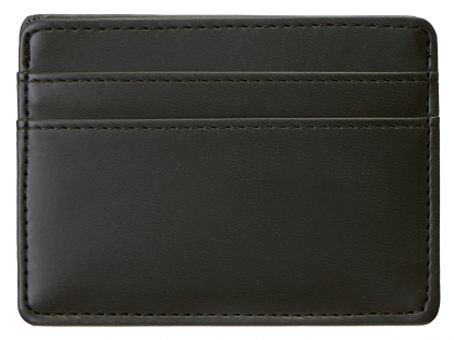 Картхолдер для двух карт и наличных денег с зажимом Crave, черный