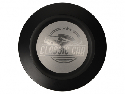 Термос Confident с покрытием soft-touch-черный