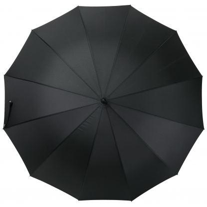 Зонт-трость Lui (Matteo Tantini), механический, чёрный, купол