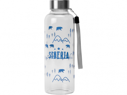 Бутылка для воды Pure c чехлом, черная