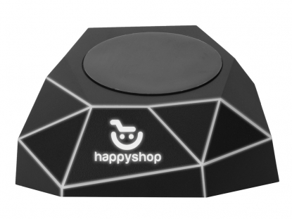 Док-станция с быстрой беспроводной зарядкой Geo Dock-черный