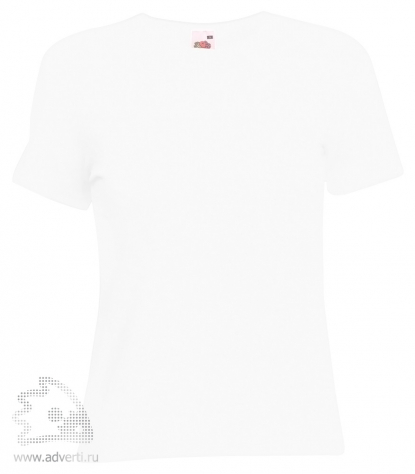 Футболка Lady-Fit Crew Neck T, женская, белая