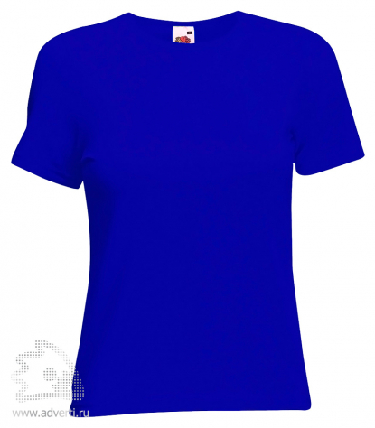 Футболка Lady-Fit Crew Neck T, женская, синяя