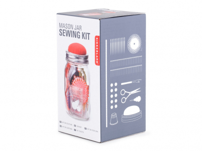 Швейный набор в банке Sewing Kit, в коробке