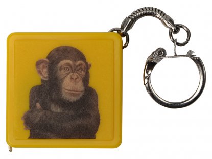 Брелок-рулетка Дюйм-белый