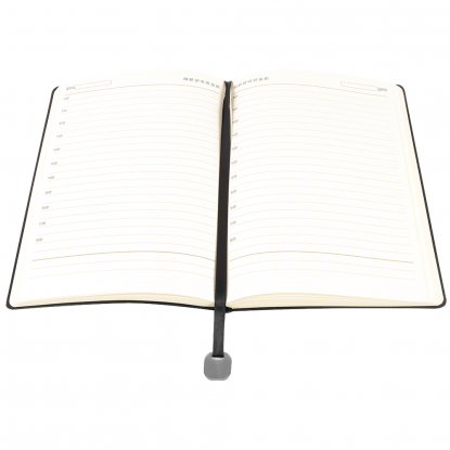 Ежедневник A5 недатированный Farfalla в мягком переплёте, черный