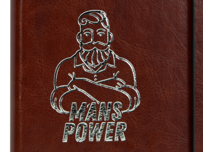 Бизнес-блокнот А5 с клапаном Fabrizio, черный