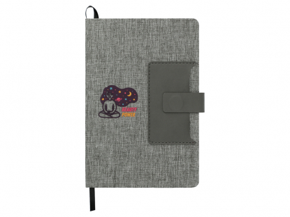 Блокнот А5 Clap с отделением для визиток и магнитным клапаном