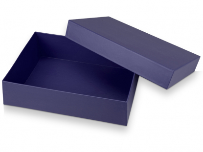 Подарочная коробка Corners большая, синяя, в открытом виде