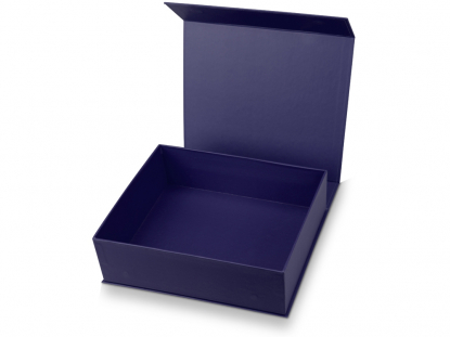 Подарочная коробка Giftbox средняя, синяя, в открытом виде