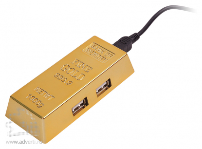 USB Hub Слиток золота