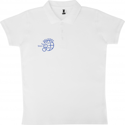Рубашка поло Star, мужская, белая, S