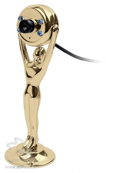USB веб-камера с подсветкой в виде статуэтки Оскар