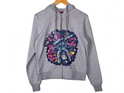 Толстовка на молнии Perform, женская-меланж-M