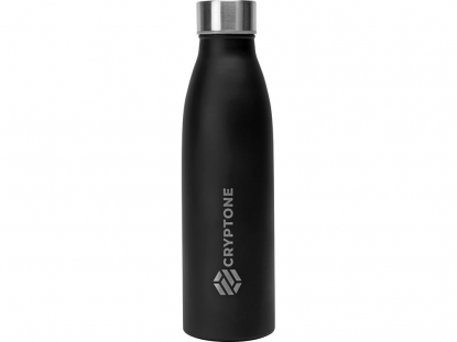 Бутылка для воды из нержавеющей стали Rely, черная