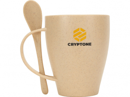 Кружка из пшеничного волокна Nina, бежевая