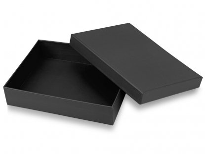 Подарочная коробка Corners средняя, чёрная, в открытом виде