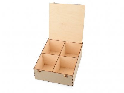 Подарочная коробка Legno, в открытом виде