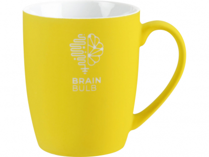 Кружка с покрытием soft-touch Tulip Gum, синяя