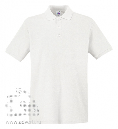 Рубашка поло Premium Polo, мужская, белая