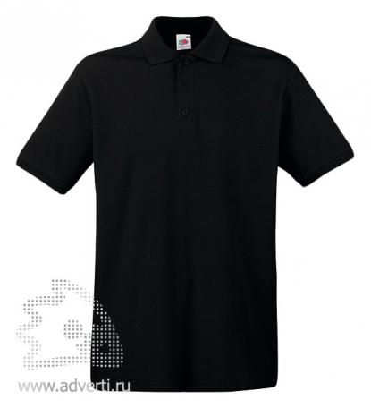 Рубашка поло Premium Polo, мужская, черная
