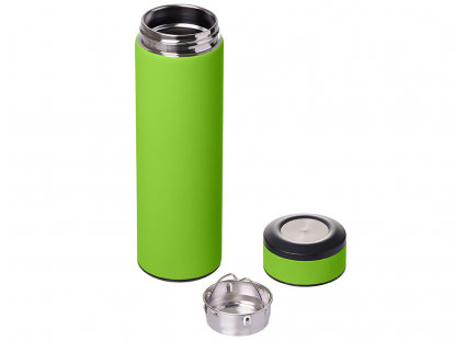 Вакуумный термос Vacuum Flask C1, soft touch, зеленое яблоко