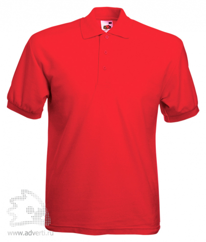 Рубашка поло 65/35 Pique Polo, мужская, красная