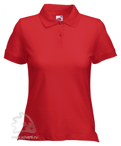 Рубашка поло Lady-Fit Polo, женская, красная