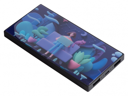 Портативное зарядное устройство Render с полноцветной печатью, 5000 mAh