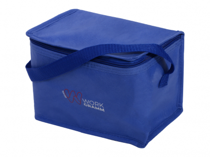 Сумка-холодильник Reviver из нетканого переработанного материала RPET, синяя