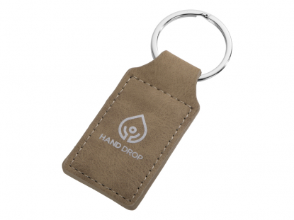 Брелок Alen прямоугольный-темно-коричневый