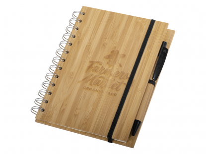 Блокнот Bamboo tree с ручкой