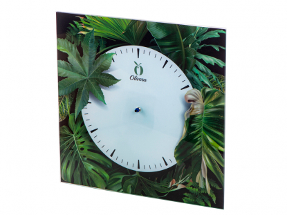 Часы настенные стеклянные Nile