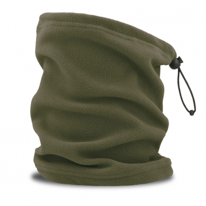 Шарф-бафф HOTTY-S с регулятором шнура, оливковый