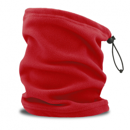 Шарф-бафф HOTTY-S с регулятором шнура, красный