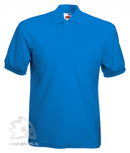 Рубашка поло 65/35 Pique Polo, мужская, светло-синяя