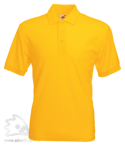 Рубашка поло 65/35 Pique Polo, мужская, желтая
