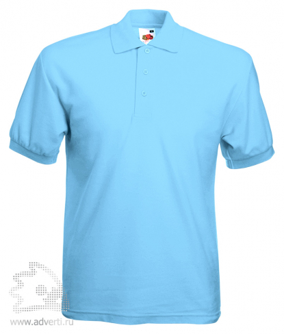 Рубашка поло 65/35 Pique Polo, мужская, голубая
