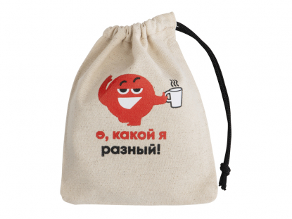 Набор костеров из пробки в хлопковом мешке Bali