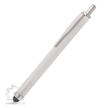 Шариковая ручка Finger со стилусом, белая