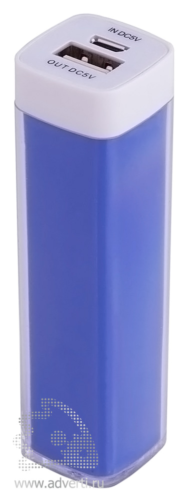 Универсальный аккумулятор Bar, 2200 mAh, синий