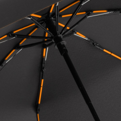 Зонт складной AOC Mini ver.2, оранжевый, спицы