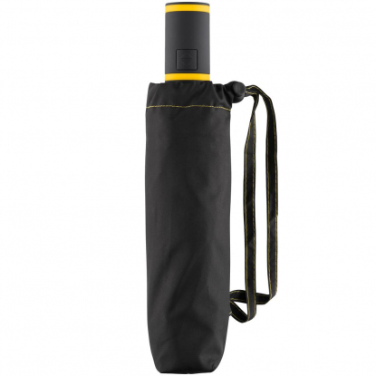 Зонт складной AOC Mini ver.2, желтый, в чехле