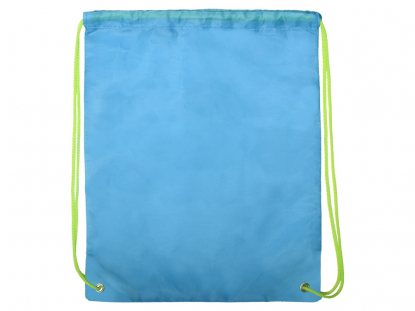 Рюкзак- мешок Clobber, голубой, обратная сторона