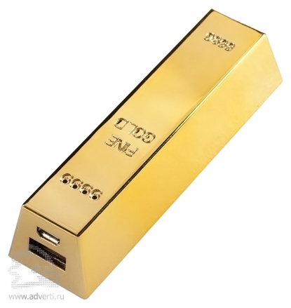 Универсальный внешний аккумулятор Gold 2600 mAh