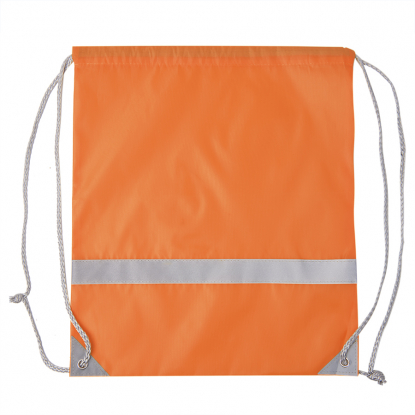 Рюкзак мешок со светоотражающей полосой RAY, оранжевый