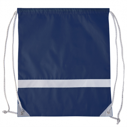 Рюкзак мешок со светоотражающей полосой RAY, темно-синий