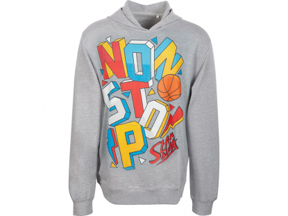 Худи Warsaw, унисекс, серый меланж, XS