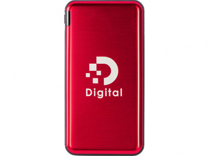 Внешний аккумулятор Forge, 10000 mAh, серебристый